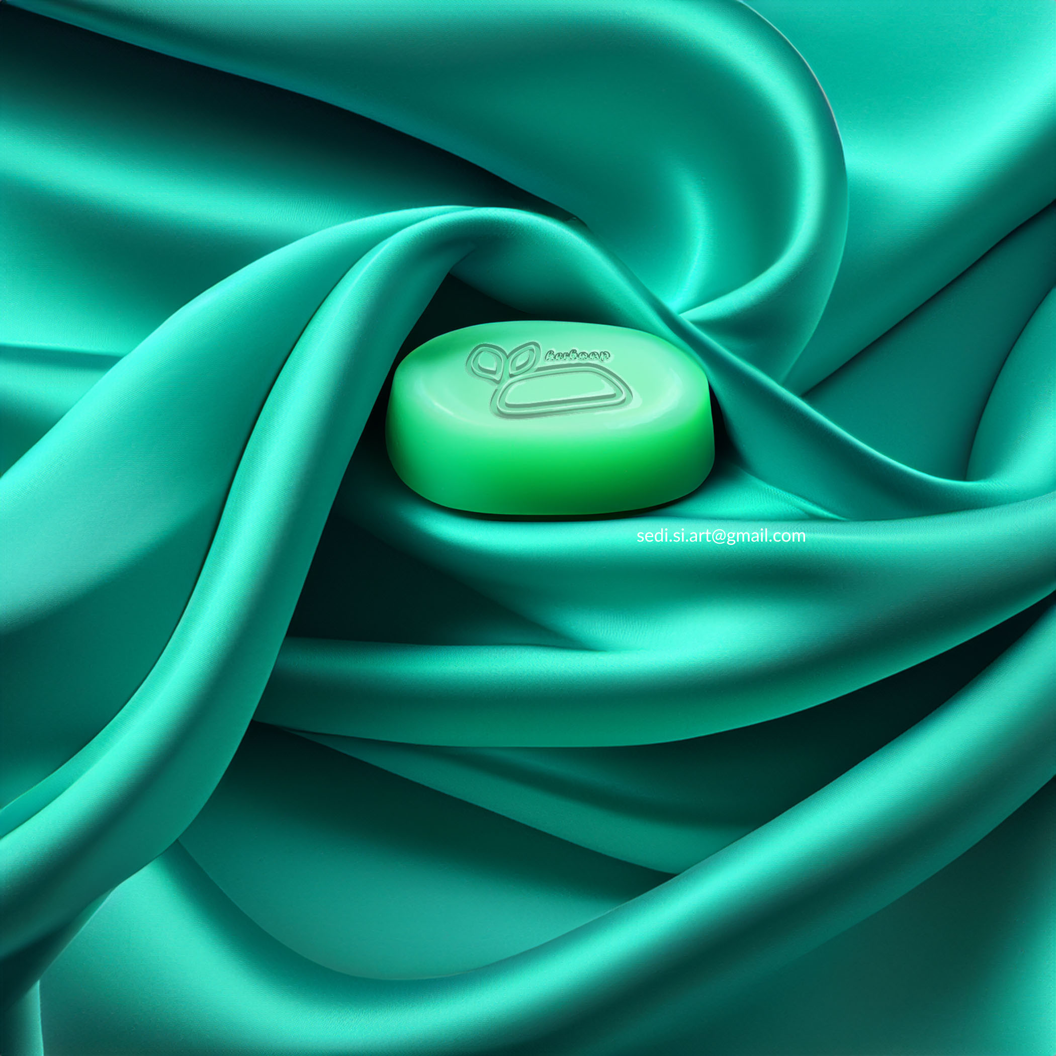a green soap